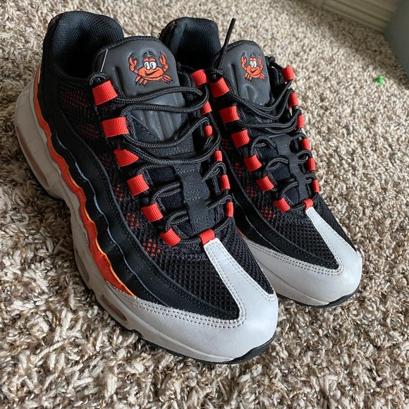 Nike Other - Nike Air Max 95 Baltimore Away Oriole Size 9